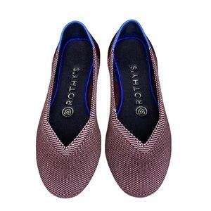 Rothy’s Retired Plum Birdseye Flats Size 6